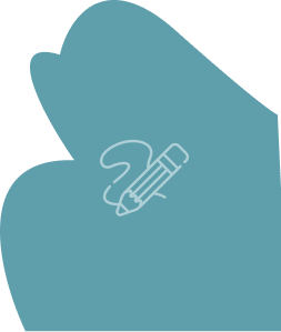 forme décorative crayon